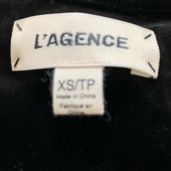 NWT L’AGENCE velvet bodysuit - Picture 2 of 3